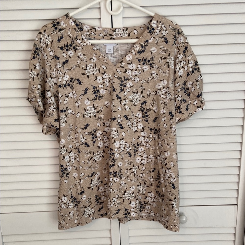 Liz Claiborne Short Sleeved Tee XXL